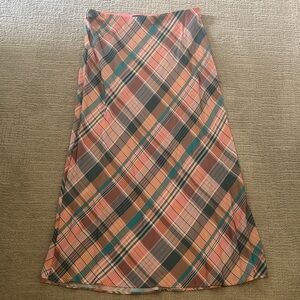 Vineyard Vines Plaid A-Line Slip Skirt